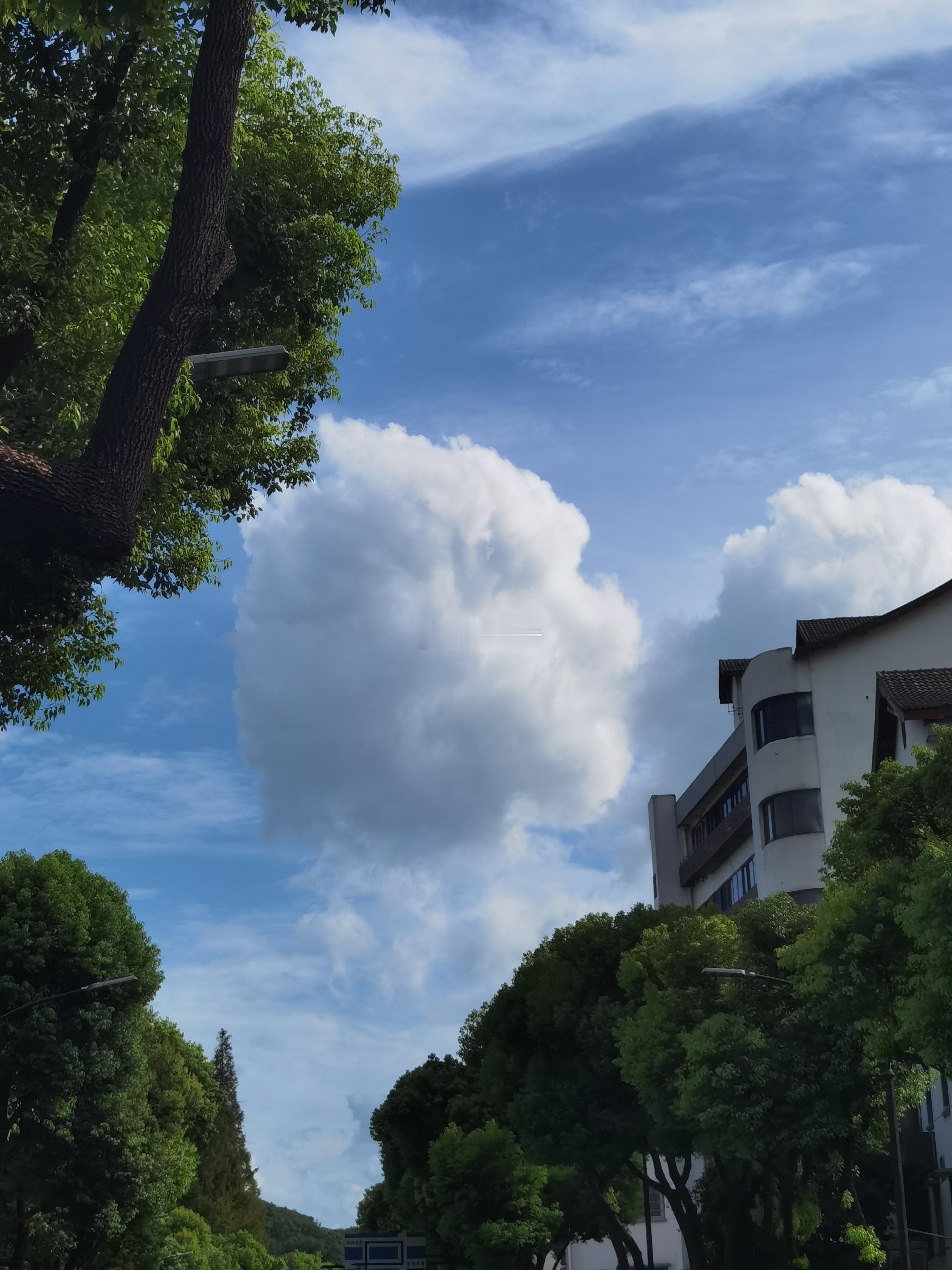 天上一团棉花糖[捂脸哭]​​​