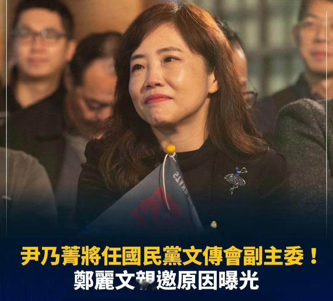 《尹乃菁回归国民党：失联40年再入党，任文传会副主委助选2026》失联国民