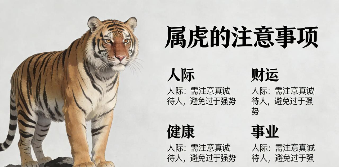 属虎的最近注意事项｜真心话不玄学，稳住这几点少踩坑属虎的兄弟姐妹们，最近（