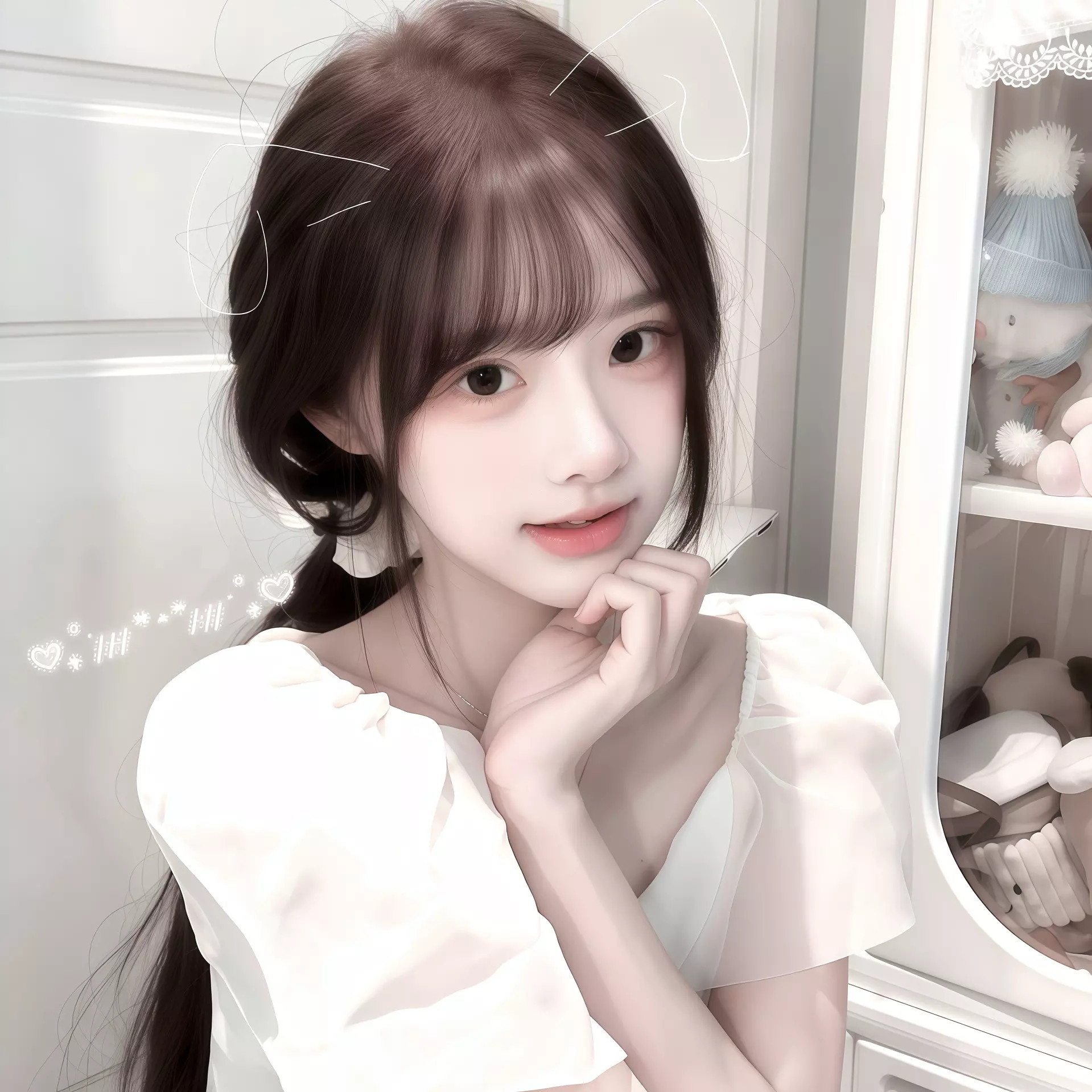 𝙒𝙚𝘾𝙝𝙖𝙩高清女生头像ins风｜氛围感｜女头｜高清︱图源网