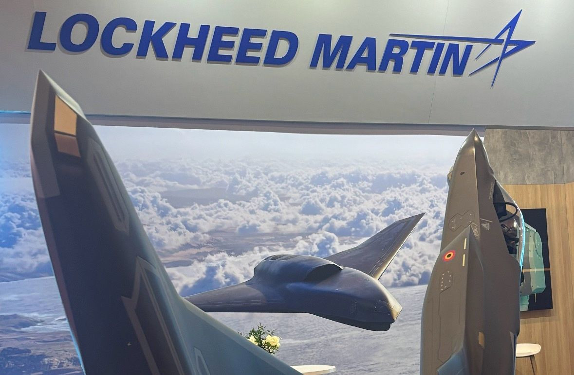 美国洛克希德·马丁公司在2026布鲁塞尔欧洲防务展（BEDEX）上展示了其“
