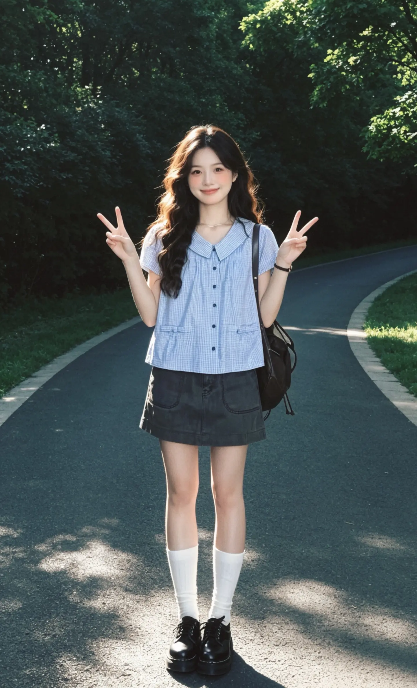 夏日ootd 元气少女穿搭 回头率超高的夏日look 户外街拍穿搭灵感