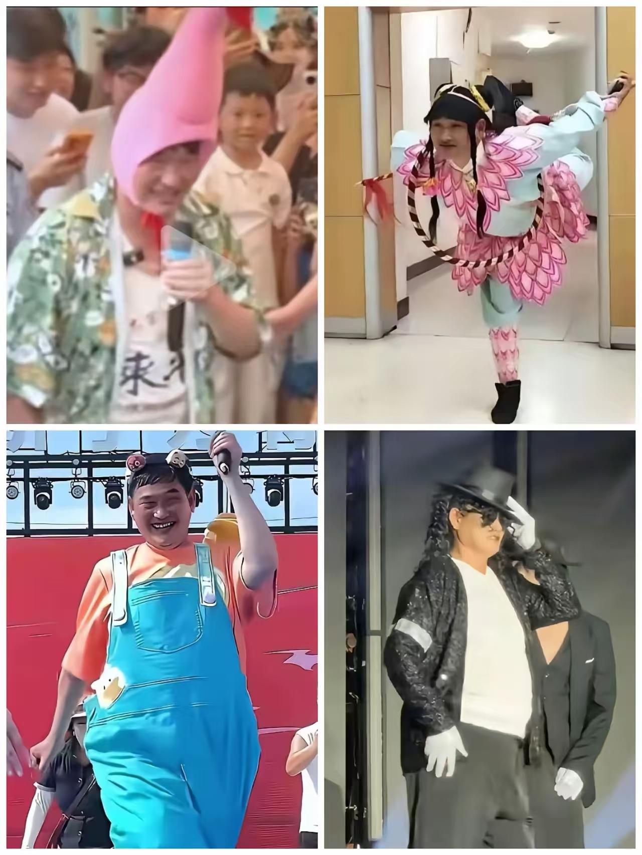 总有人拿造型调侃他，人家凭本事挣钱，犯法了吗？