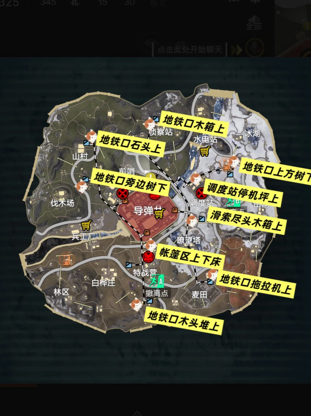 冰河禁区小猫咪刷新点位