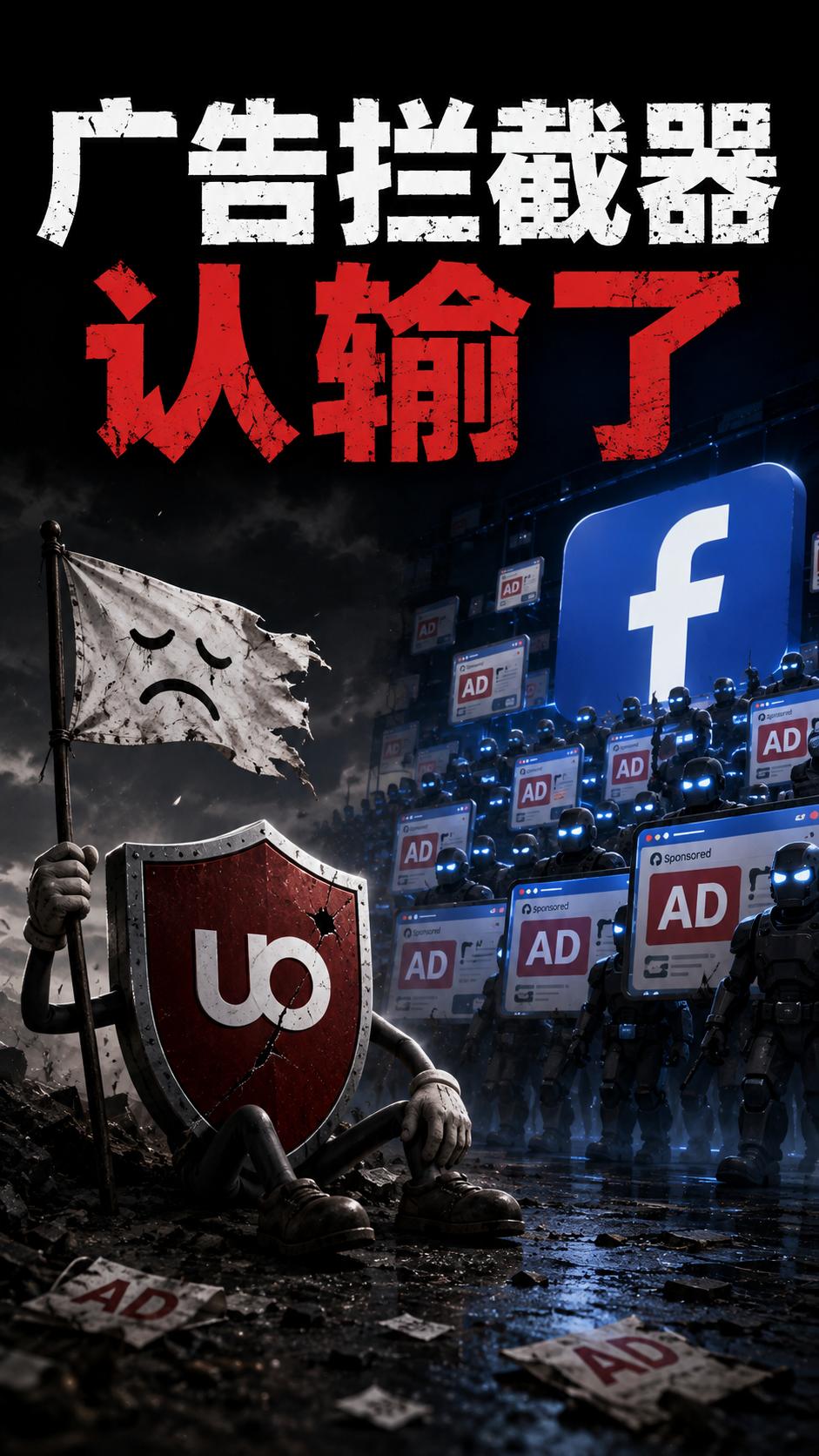广告拦截器认输了？uBlock不想再陪Facebook猫捉老鼠广告拦截器和Fa