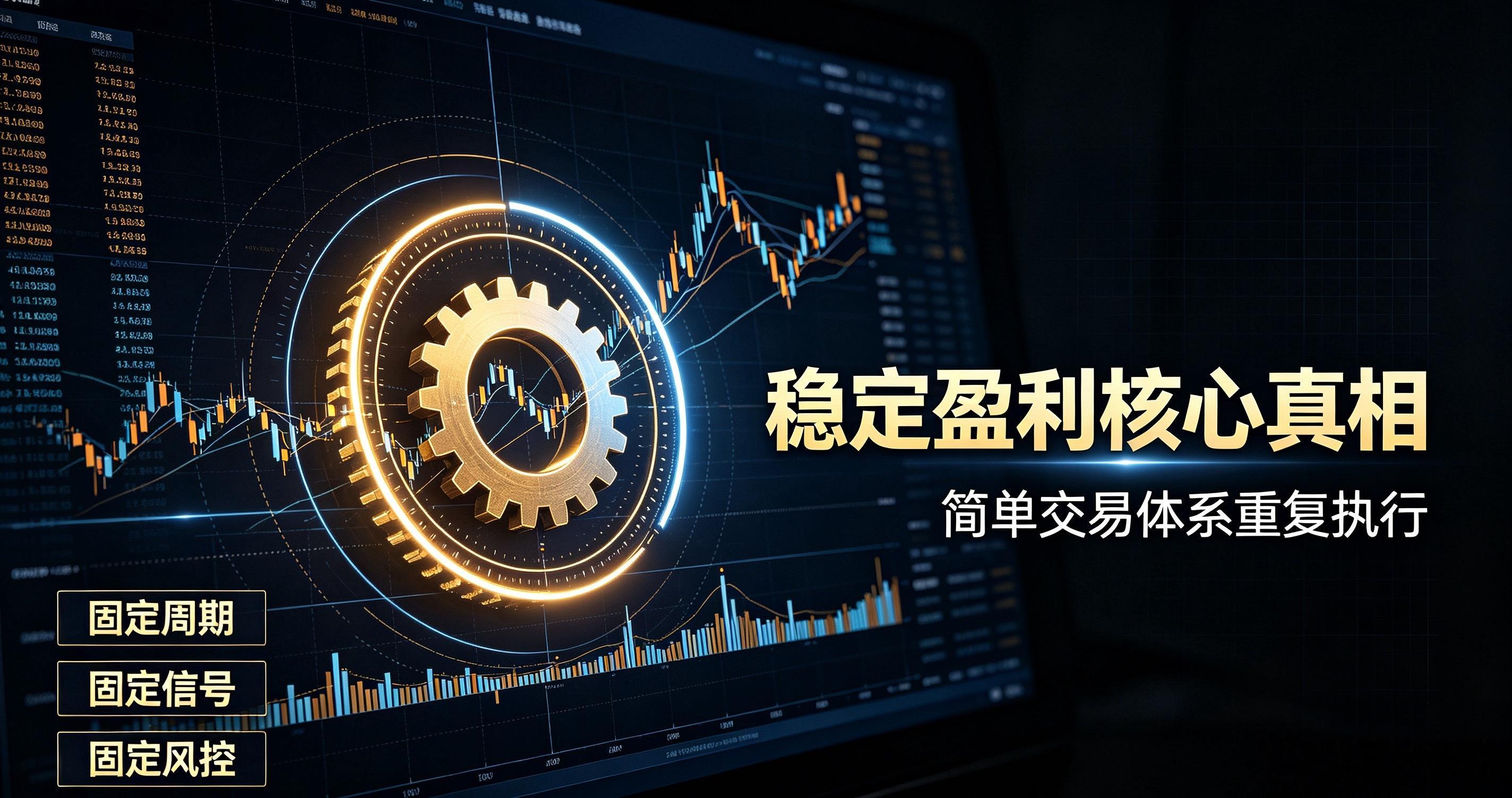 稳定盈利核心真相：简单交易体系重复执行！稳定盈利的关键，是固定一套成熟简单交易模