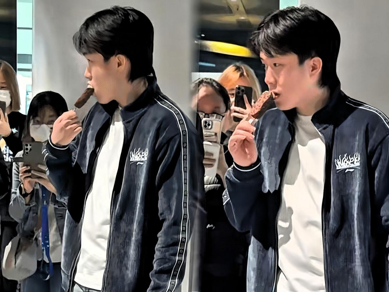 一看就是真热坏了，也是真累了！成都混团刚打完，全队马不停蹄直飞香港。机