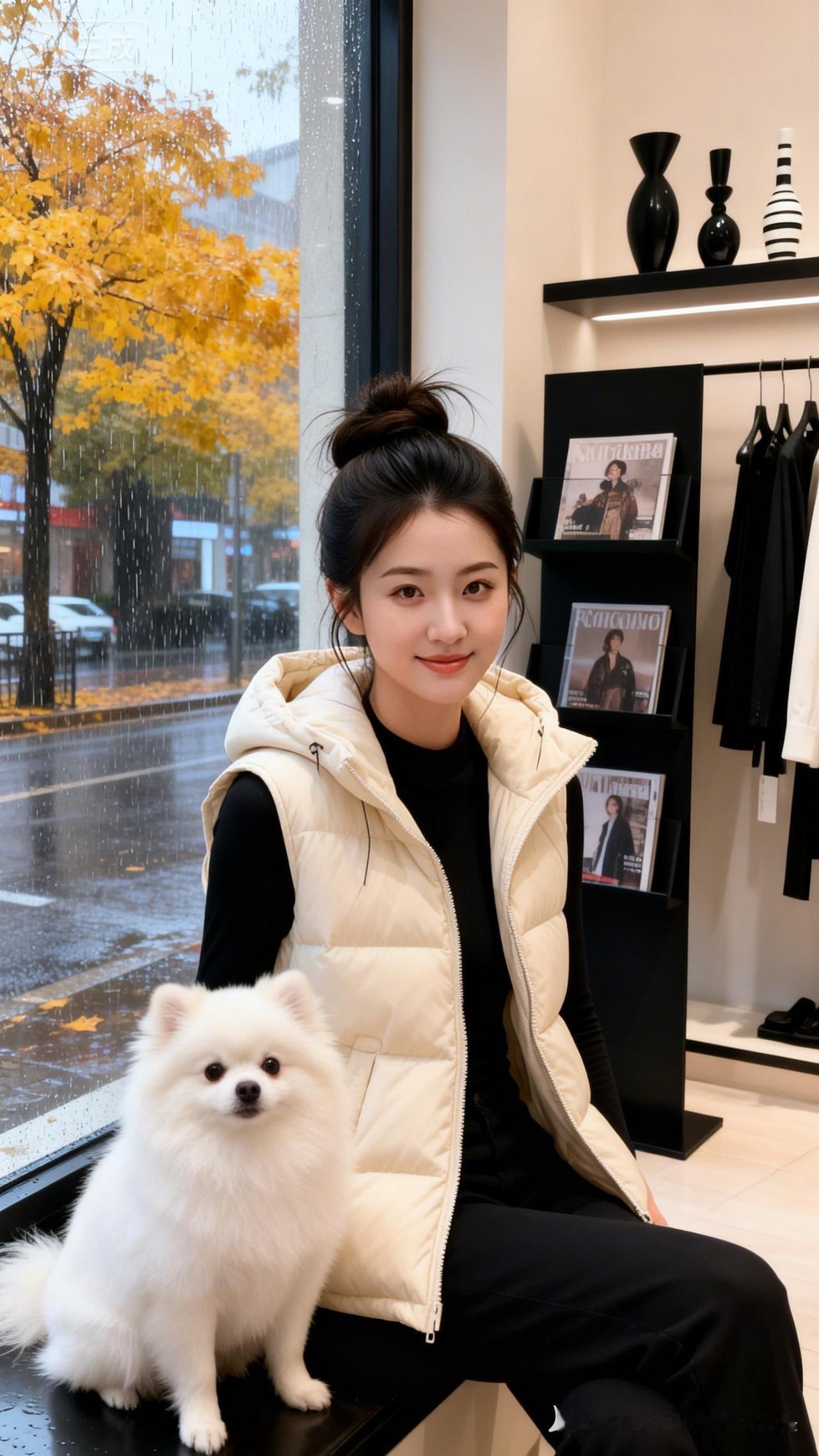 养只好看可爱的小动物，但是我不喜欢小猫，我只喜欢小狗，总归有个陪伴啊