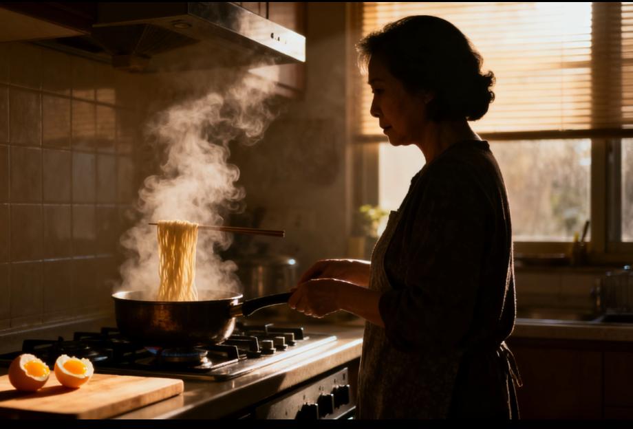 妈总嫌我“折腾”，却在寒夜守着一碗热汤面等我我总抱怨妈不懂我追求的“精彩”