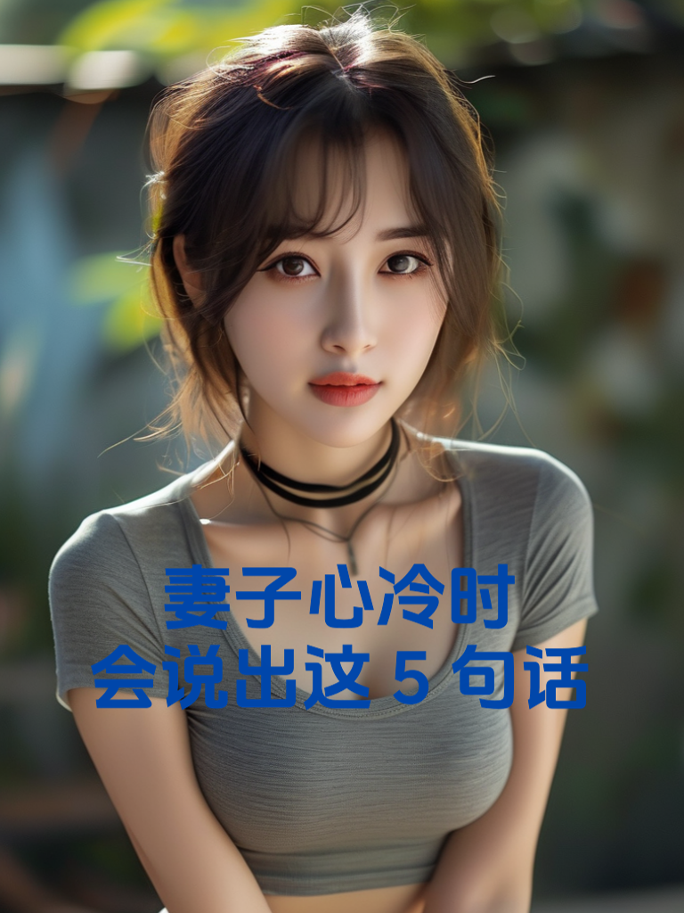 妻子心冷时，会说出这5句话