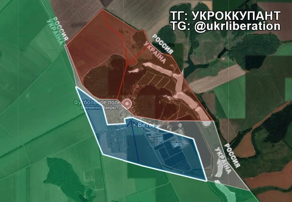 🫡🇺🇦乌克兰武装部队在哈尔科夫州维特里纳雷地区发起反击，成功阻止俄军在高地