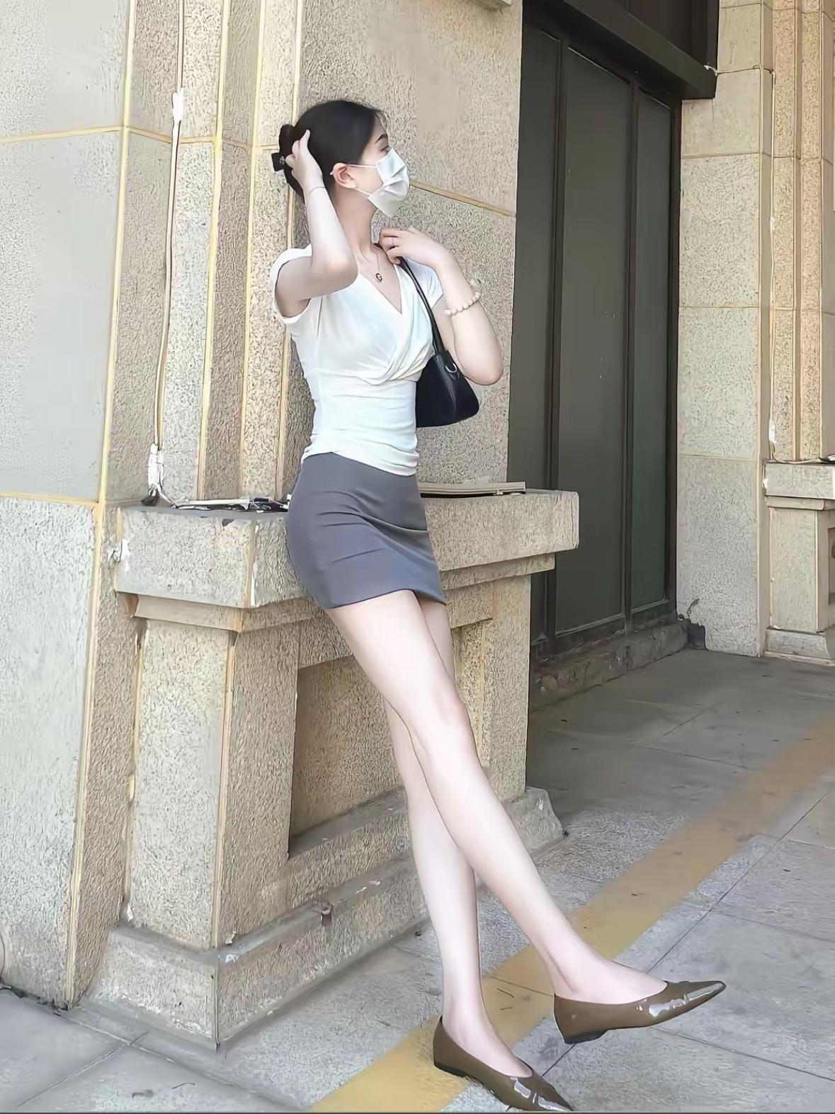 冷系美女逆天长腿美女