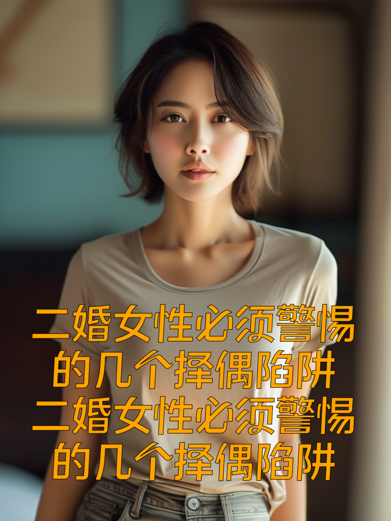 二婚女性必须警惕的几个择偶陷阱