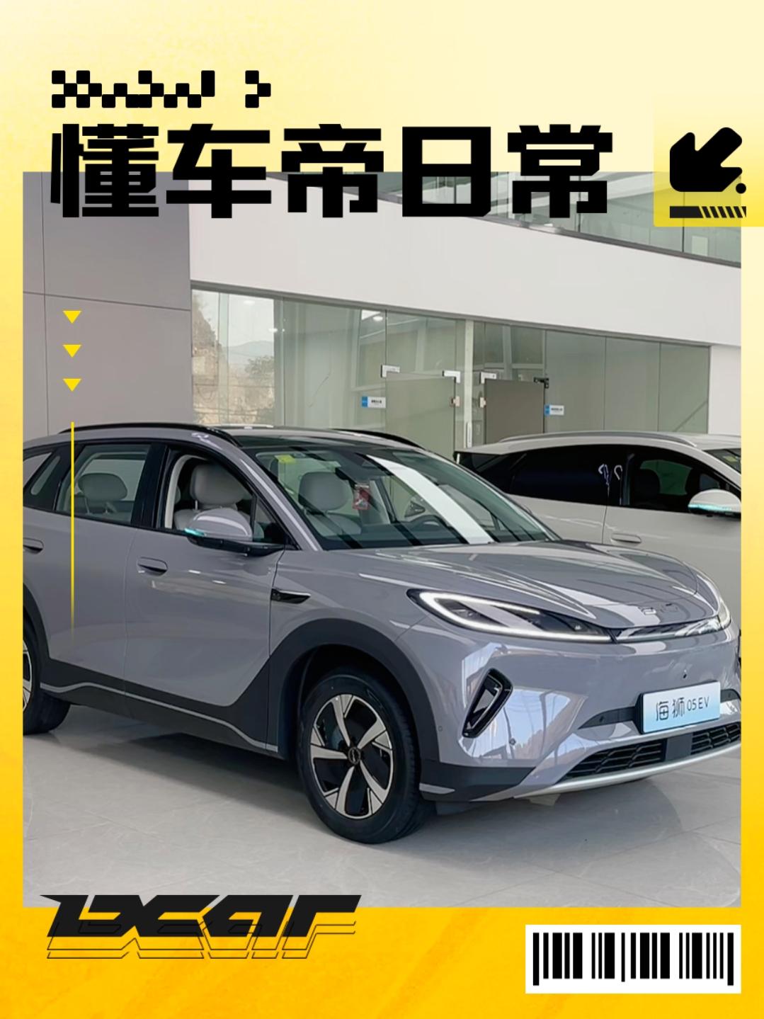 如果说还是06的分体式大灯，看上去并不是那么顺眼，那这台海狮05ev看上去就协调