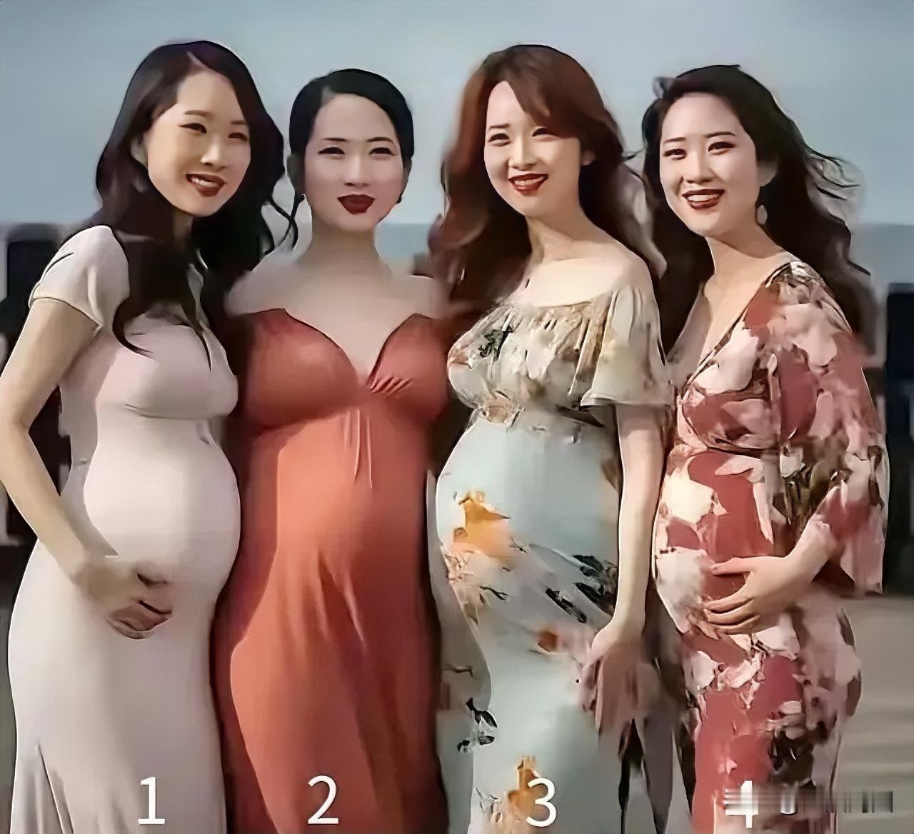 闺蜜孕期合拍美照，个个笑靥如花，幸福满溢！🌸👭💕孕期氛围感写真梦幻孕期写