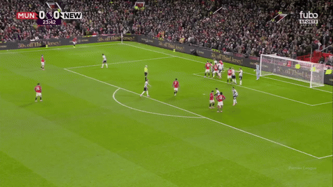 曼联1比0纽卡斯尔联多尔古英超首球英超联赛英超圣诞新年快车开启，曼联主场对阵