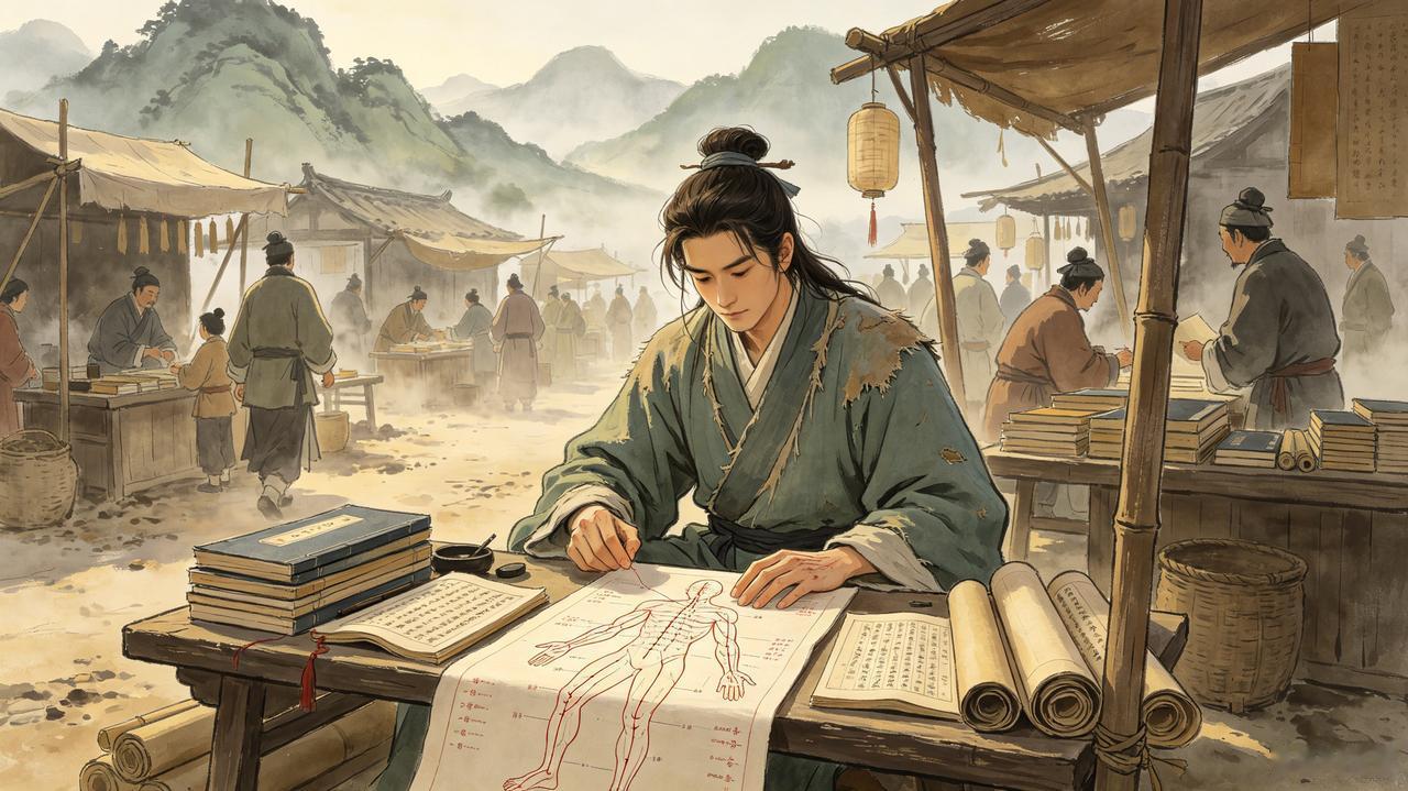 北宋时，黄山有个穷书生叫杨川，在家刻苦攻读，指望考取功名。可考了三四次，都未中第