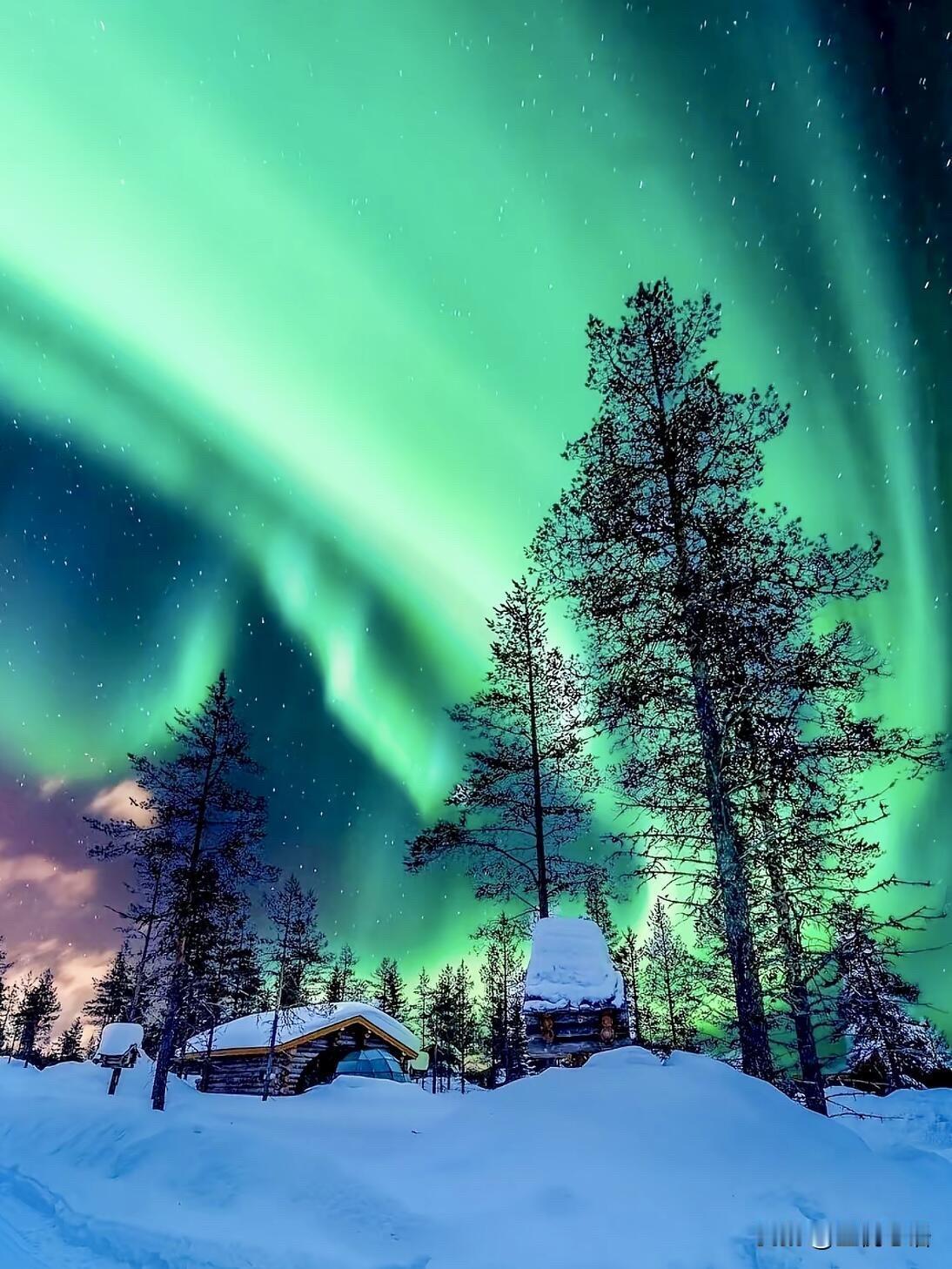 救命！国内看极光不用飞国外了！在中国最北端漠河，就能邂逅极光！不用远赴芬兰