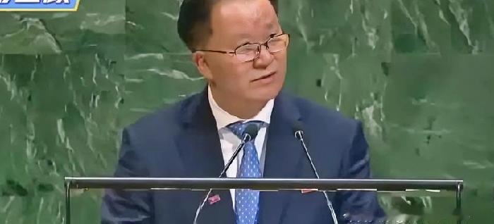 朝鲜总算在联合国“出声”了！当地时间9月29日，外务省副相金仙景站上第80届联大