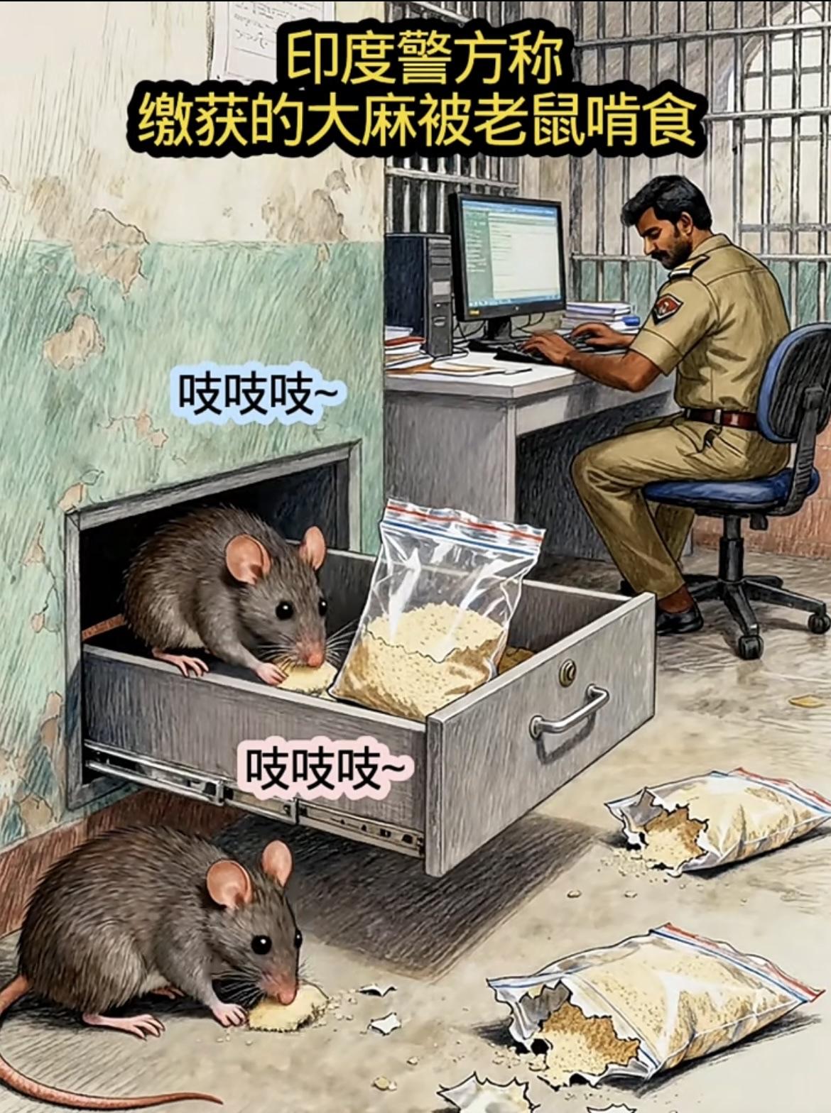 “印度家的老鼠🐁还有这样的技能呢”[笑着哭][笑着哭]