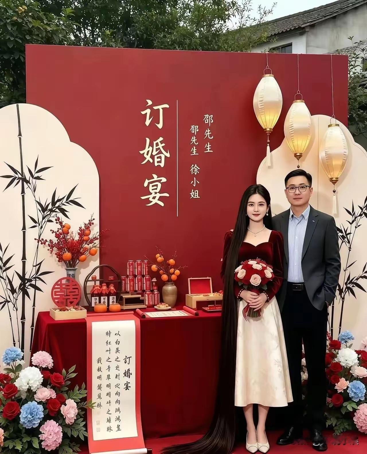 不得不说，这样的订婚以后越来越多了