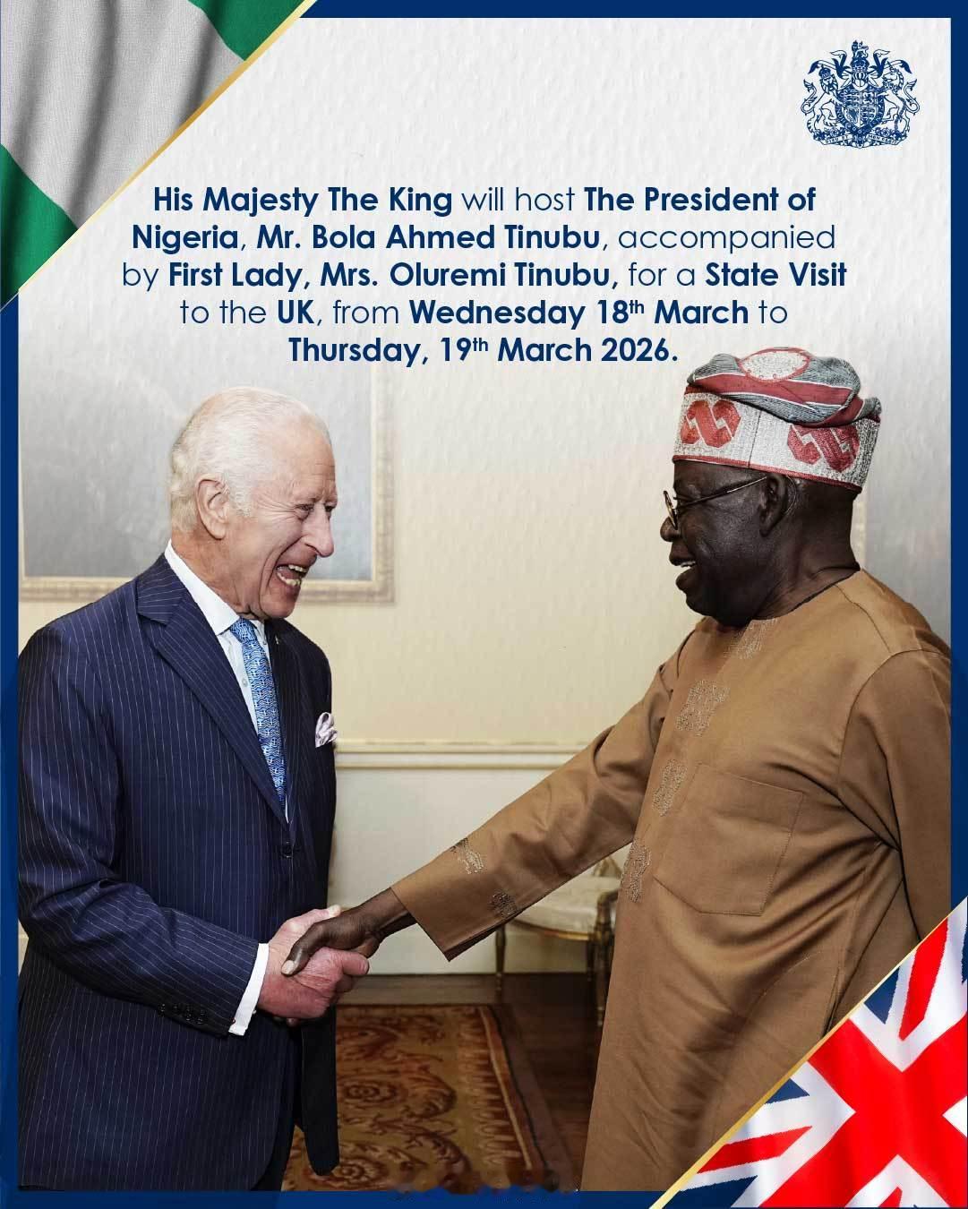 英国王室【预告】2026年3月18日至3月19日，查尔斯三世将会在温莎城堡主