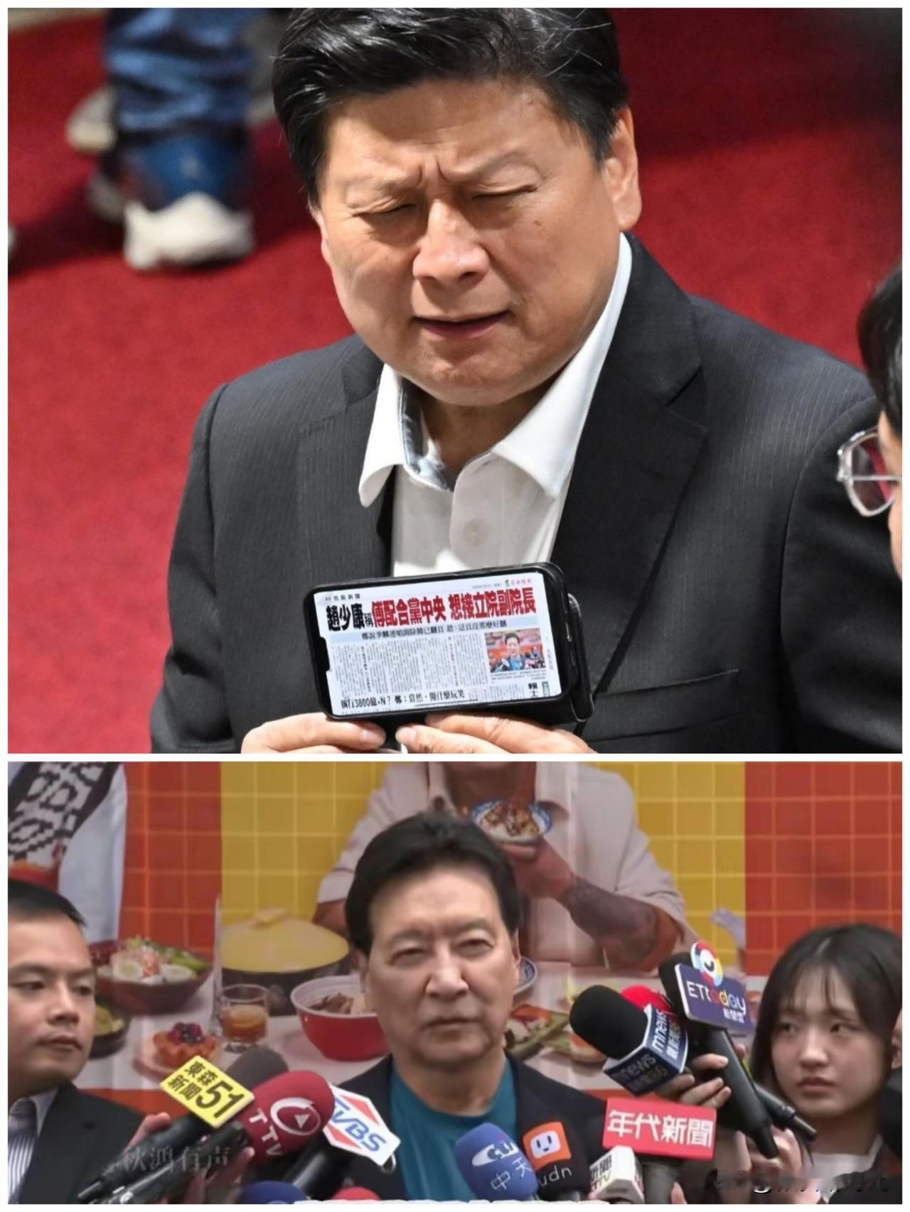 继昨天国民党主席郑丽文当着媒体人王浅秋的面，打了她的脸之后，今天国民党团总召傅昆