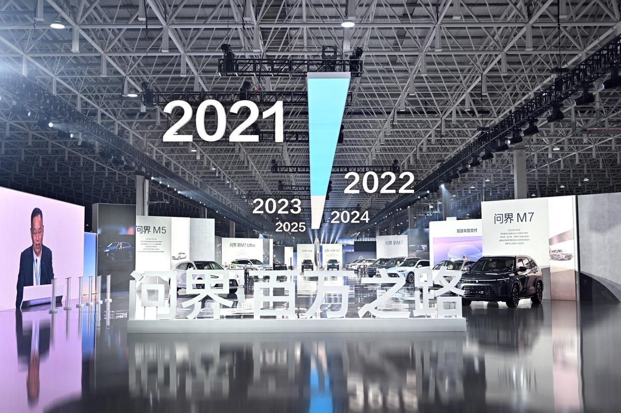 今天，问界第100万辆正式下线了。2023年5月，问界品牌交付10万辆，这时间