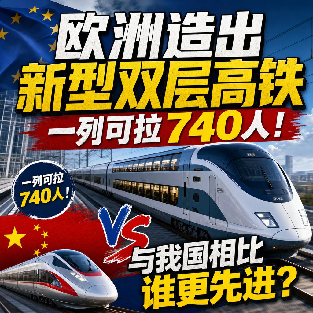 中欧高铁技术路线不同各为国情下的最优解欧洲高铁最近抛出了一张“双层牌”，很多