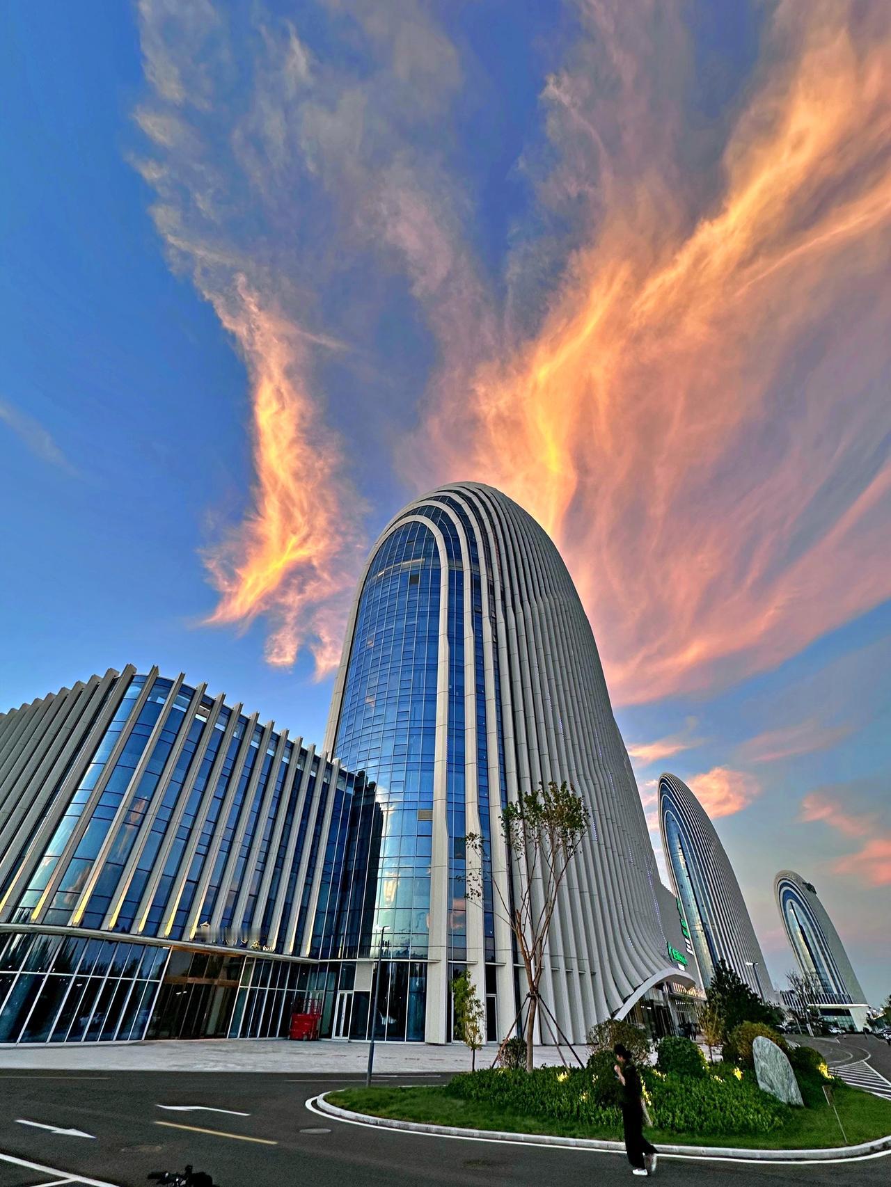 这里要“火”！美丽的城市美丽的风景城市风光金融中心