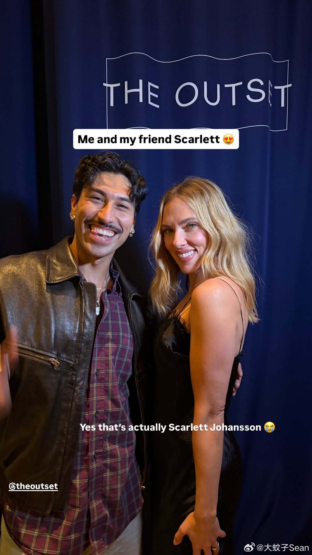 scarlettjohansson斯嘉丽约翰逊为自家theoutset新推出