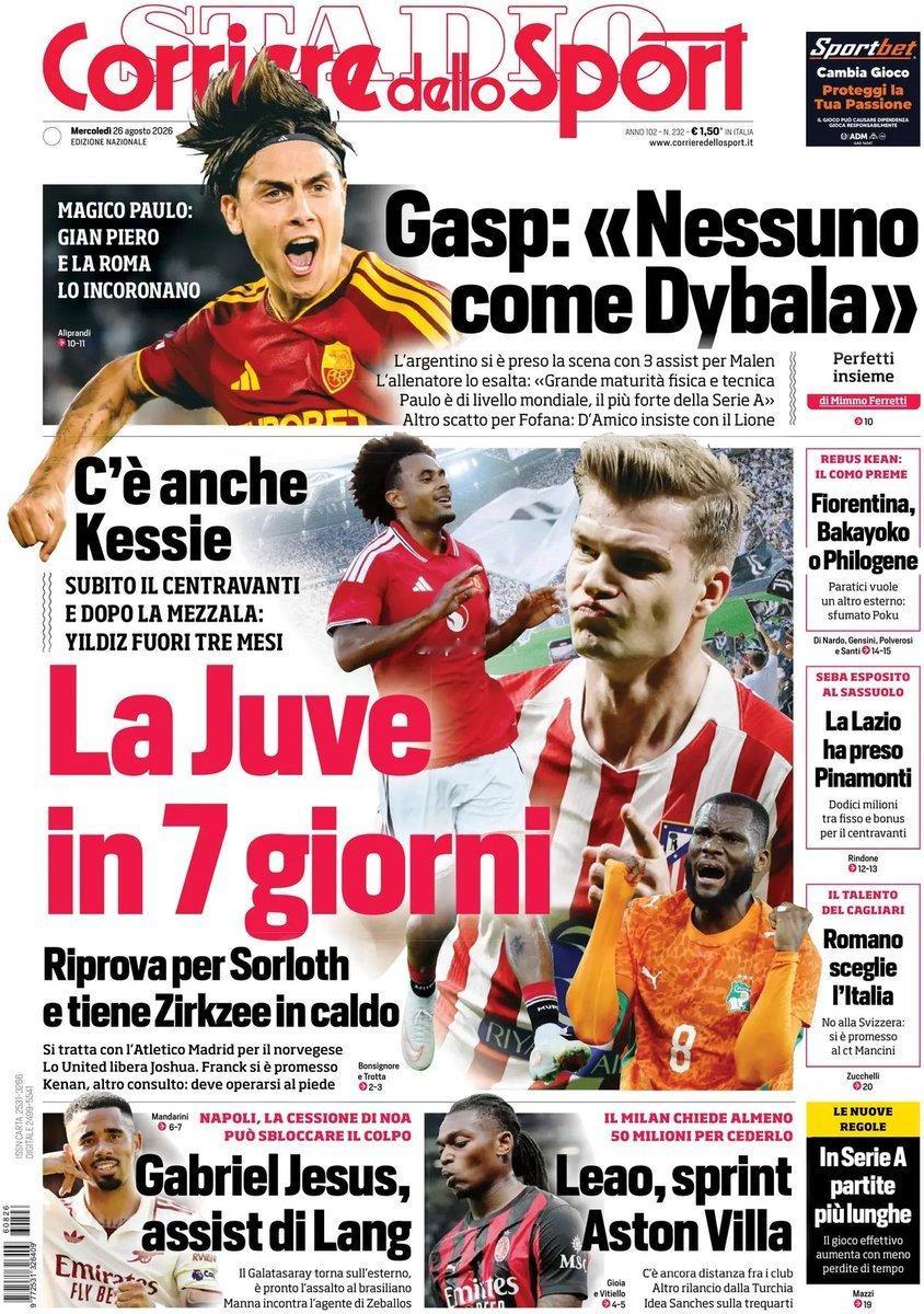 📰今日《CorSport》消息：🇵🇹"莱奥，阿斯顿维拉加速追逐。两家俱