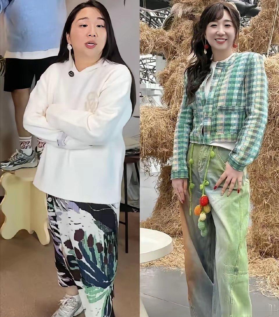 看傅首尔和麦琳减肥前后的状态，真的感慨万千。自从瘦了之后整个人清爽亮眼好多​