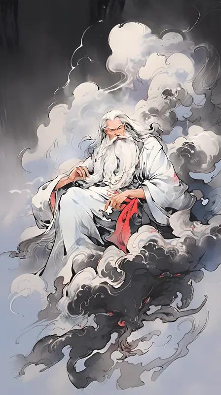 南华老仙授予张角天书时，已经预料到了黄巾起义失败的结局话说穷秀才张角入山采药