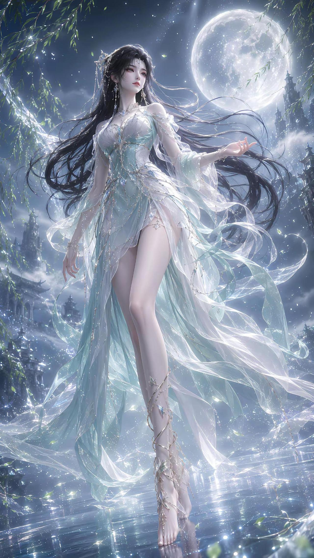 国漫女神完美世界ai创作国漫ai绘画