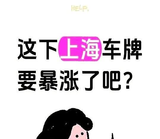 这下上海车牌要暴涨了吧？6月拍牌人数是不是要暴涨了[？？？]