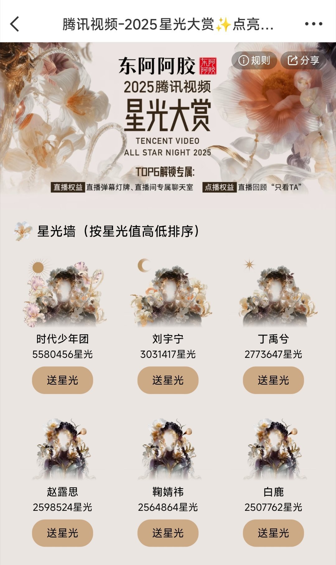 星光大赏官宣刘宇宁星光大赏第二波嘉宾阵容关于星光大赏星光墙，刘宇宁家无论什么名次