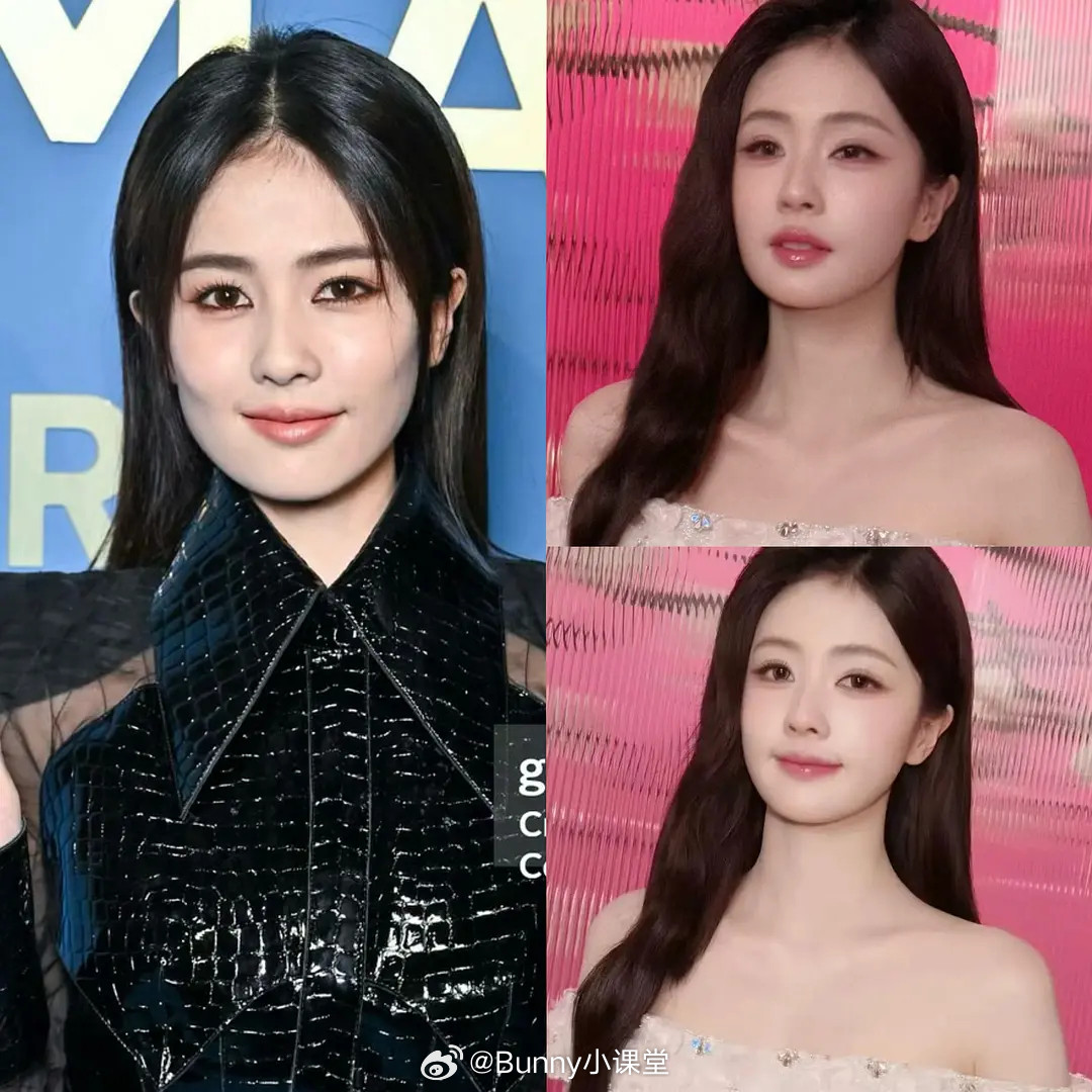 白鹿前几年生图VS今天的活动出图，变化好大啊，是妆容的原因吗……？