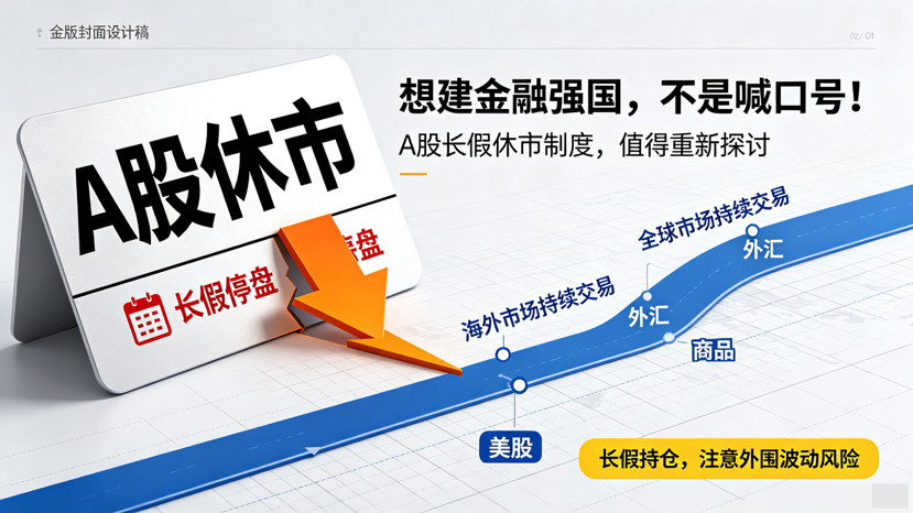 想建金融强国，不是喊口号！A股长假休市制度，确实该好好优化很多人聊金融强国，一开口就是重磅政策、引入