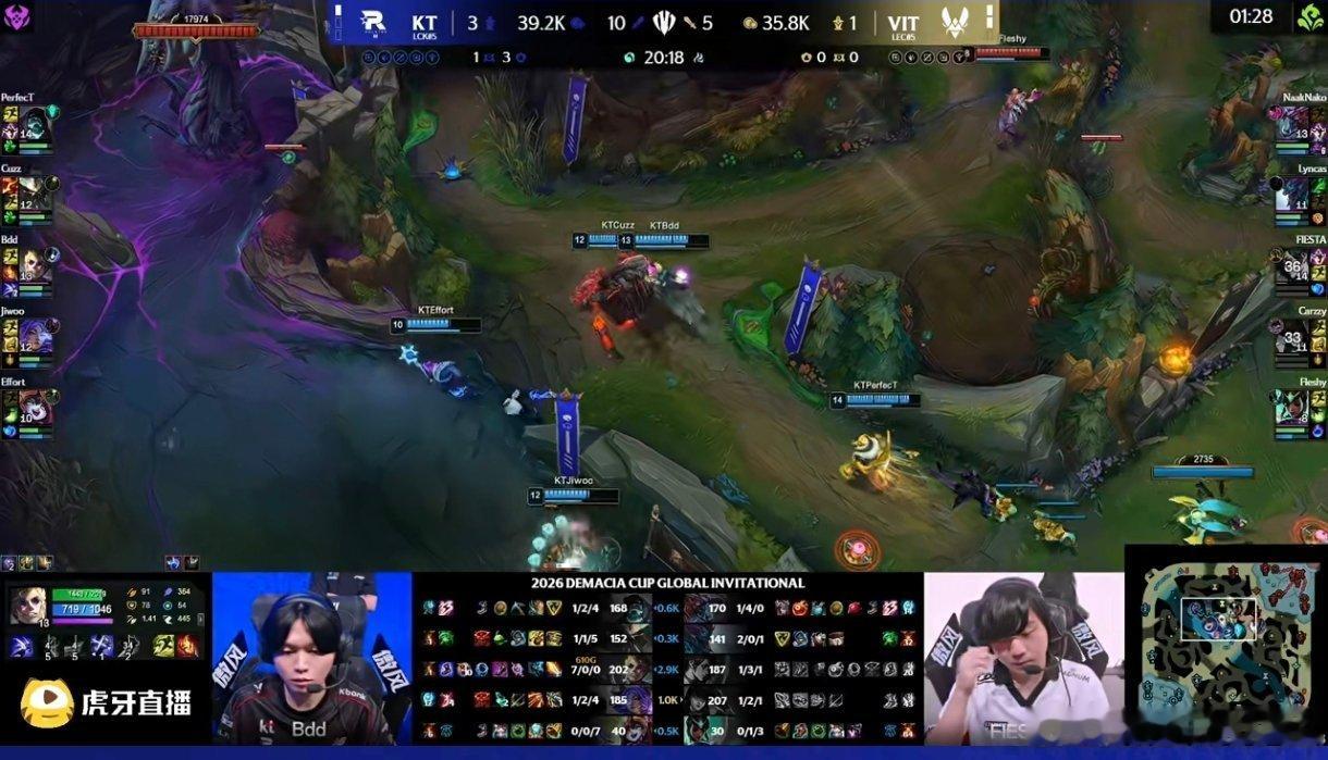 第四局BDD洛克已经7-0，KT这状态，大概要让二追三了！Jiwoo连续两次E脸
