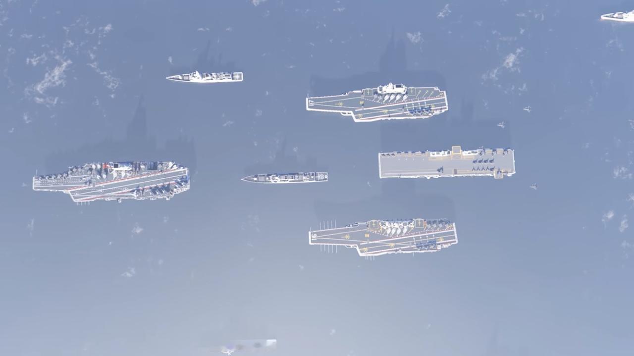 福建航母入列将是史无前例的，法国媒体收集了一些信息，并放在媒体上。跟航