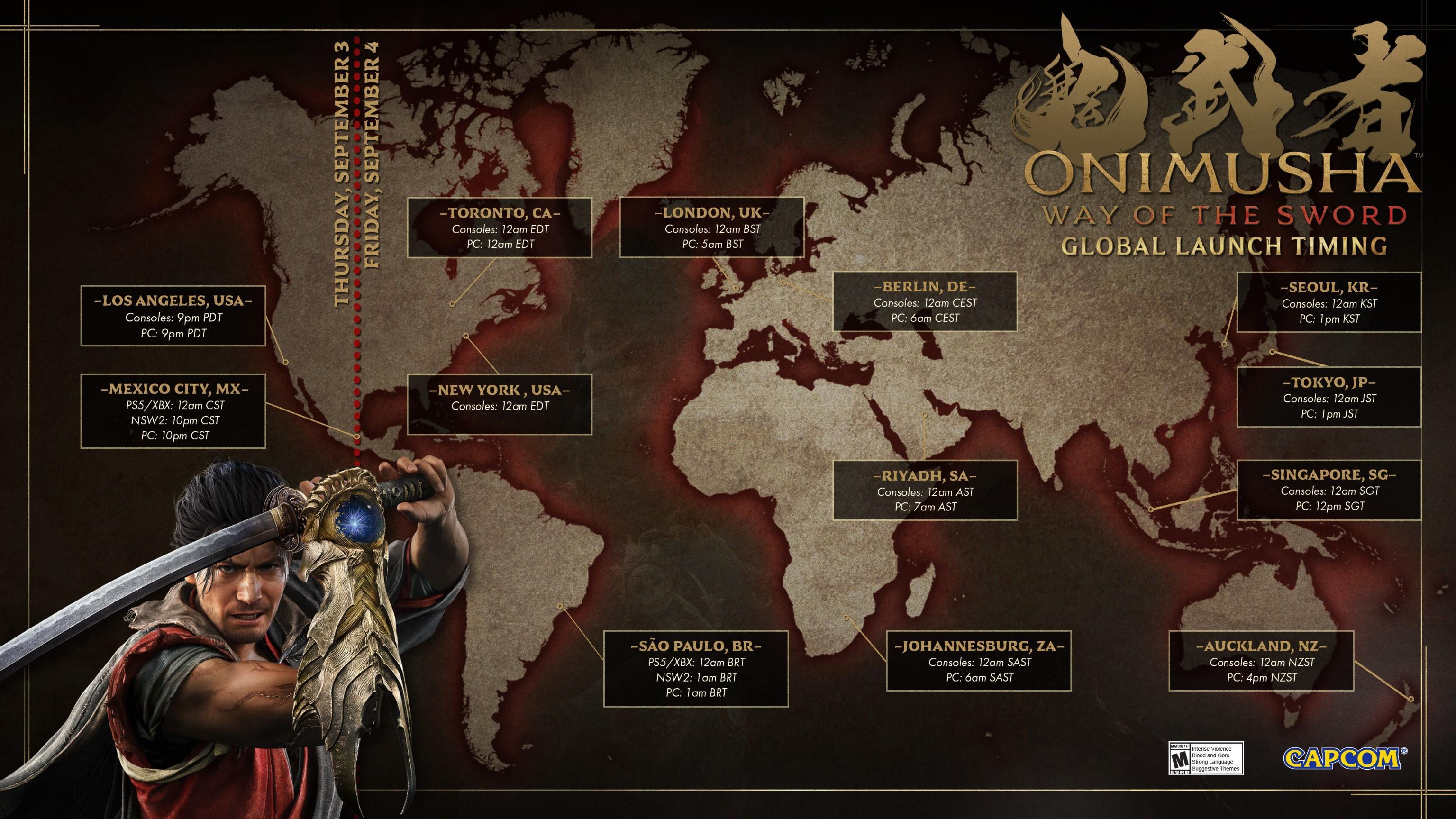 卡普空《鬼武者剑之道》将于北京时间9月4日中午12点登陆PC平台。​​​