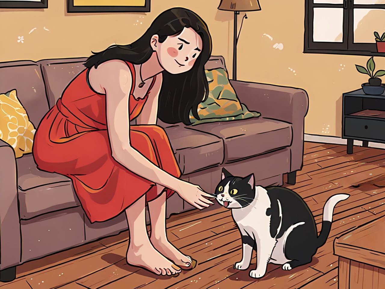 有这4个表现，说明猫已经彻底离不开你了！1.在你面前毫无戒备地露出肚皮肚皮