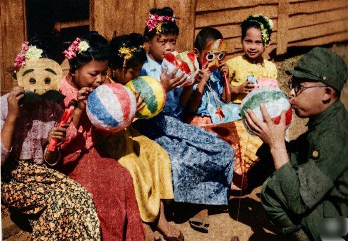 1941年太平洋战争爆发后，日本为掩盖其侵略野心，提出“大东亚共荣圈”口号，