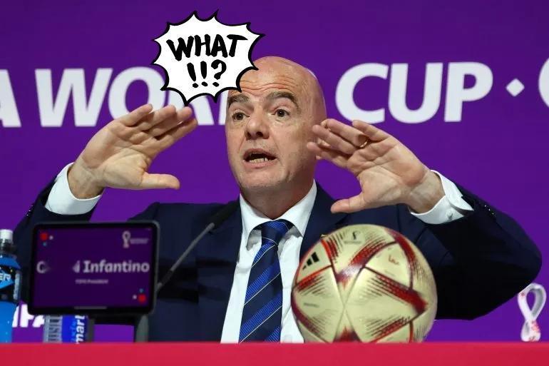 据说最近国际足联很生气：老子扩大比赛名额是为了让那些大国进来参赛的，不是让你们这