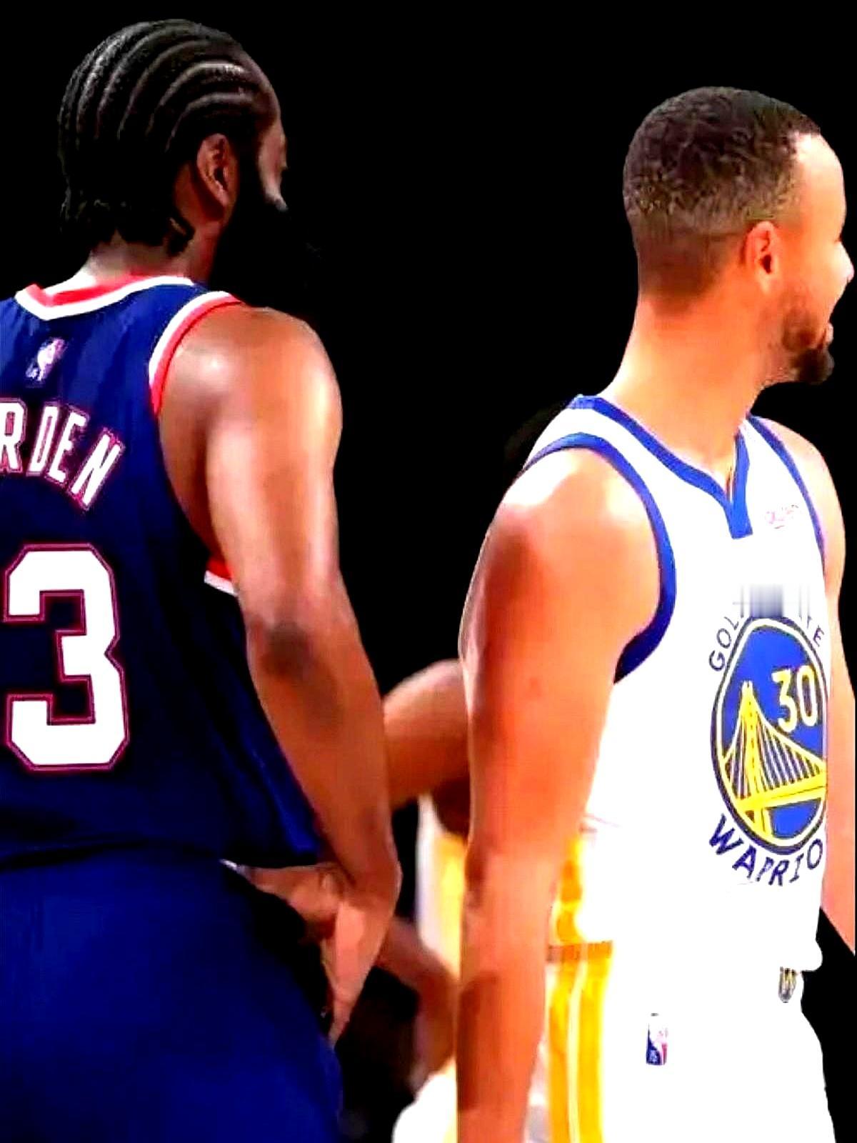 哈登0冠，库里4冠！看表格，哈登在得分、篮板、助攻、抢断、盖帽、50+场