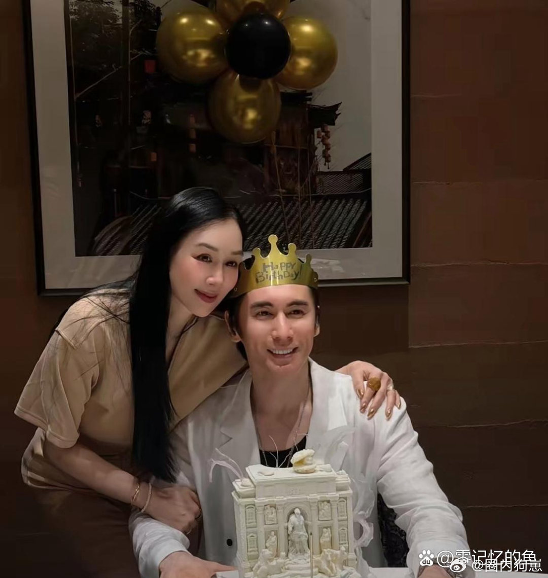 钟丽缇晒合照为丈夫庆生，对比以往模样，如今整体状态变化格外明显。