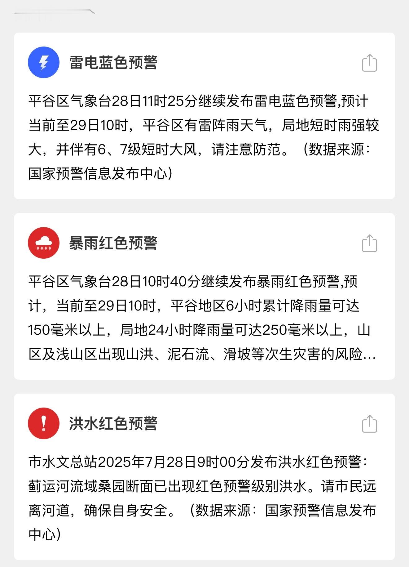 北京咋又暴雨红色预警了……现在这破天，根本没法出门。又热又闷