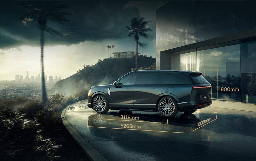 小鹏GX的参数放出来了，车长5.26米，轴距3.12米，尺寸是标准的“大六座”旗