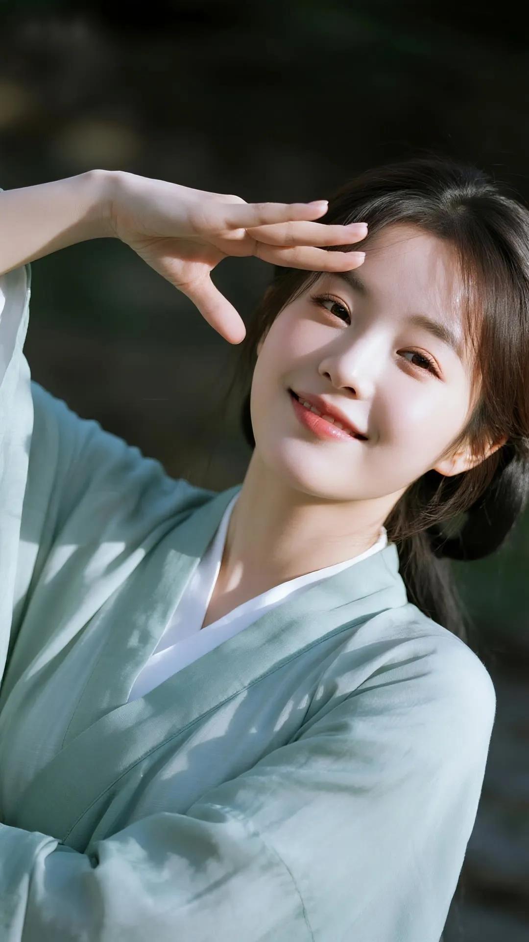 “古风少女，微笑如花”🌸💛🌸